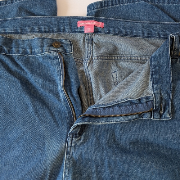 Women's Woman Within Denim Capri - Picture 2 of 5